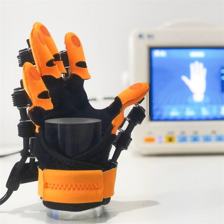 Luva de estimulação para exercitador de dedo manual para pacientes com AVC