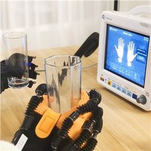 Luva robótica macia para reabilitação neuro precoce